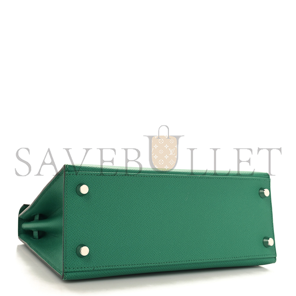 HERMÈS MASTER EPSOM KELLY 28 VE RT JADE (28*22*10cm)